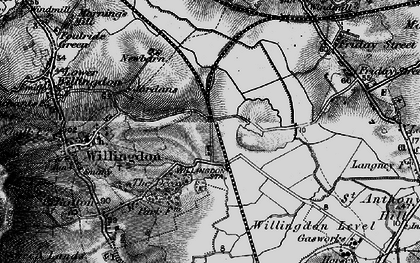 Old map of Hampden Park in 1895