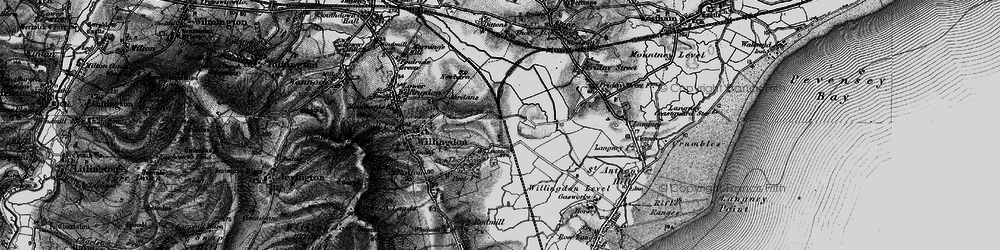 Old map of Hampden Park in 1895