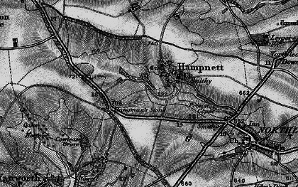 Old map of Hampnett in 1896