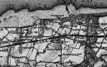 Old map of Hampton in 1894