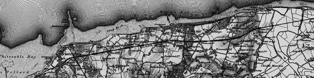 Old map of Hampton in 1894