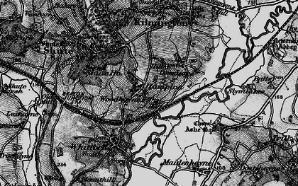 Old map of Hampton in 1898