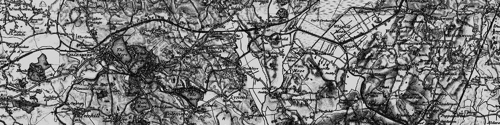 Old map of Hampton Bank in 1897
