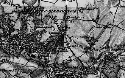 Old map of Hampton Fields in 1897