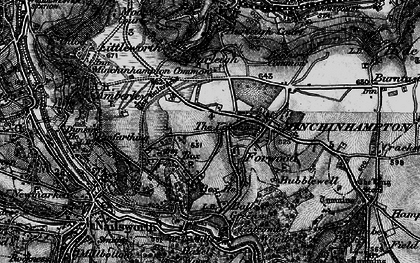 Old map of Hampton Green in 1897