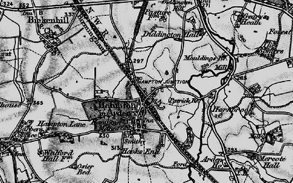 Old map of Hampton in Arden in 1899
