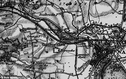 Old map of Hampton Magna in 1898