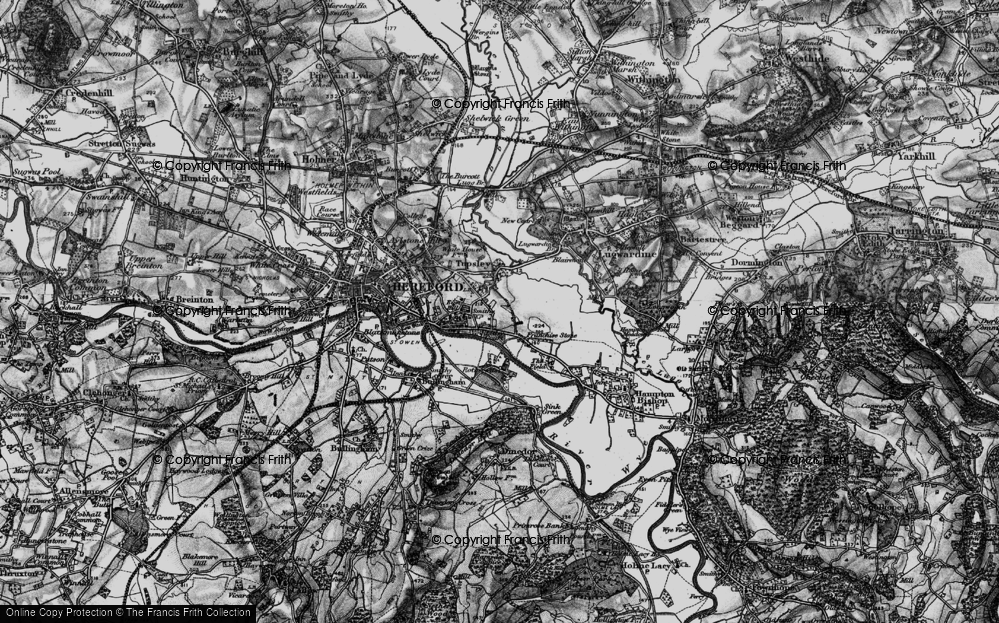 Old Map of Hampton Park, 1898 in 1898