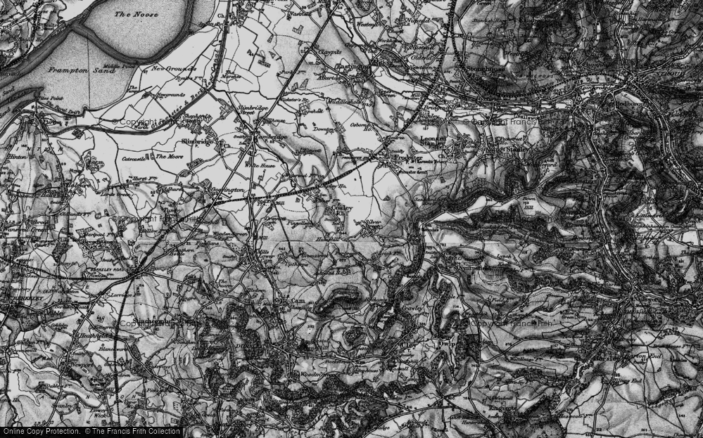 Old Map of Hamshill, 1897 in 1897