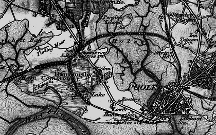 Old map of Hamworthy in 1895
