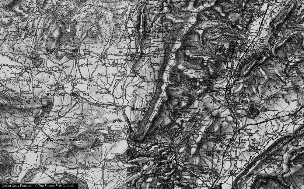 Old Map of Handless, 1899 in 1899