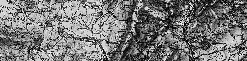 Old map of Handless in 1899
