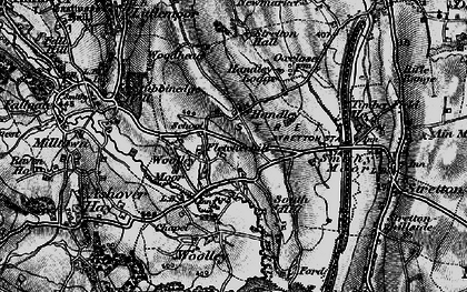 Old map of Handley in 1896
