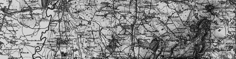 Old map of Handley in 1897