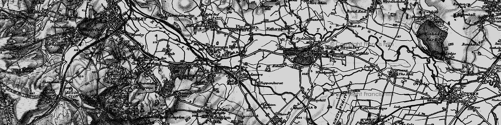 Old map of Tuppenhurst in 1898