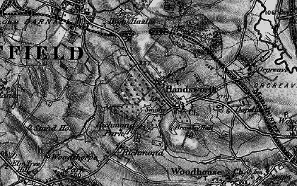Old map of Handsworth in 1896