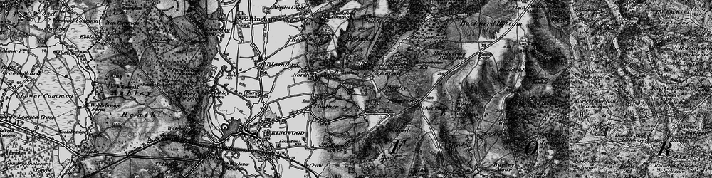 Old map of Hangersley in 1895