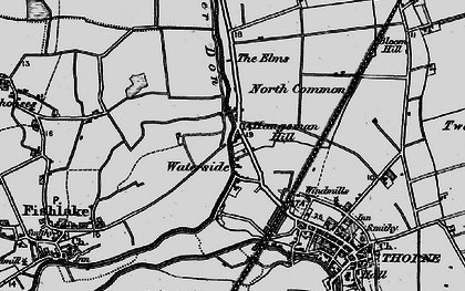 Old map of Elms, The in 1895