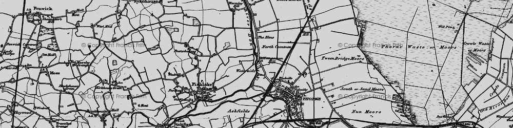 Old map of Elms, The in 1895