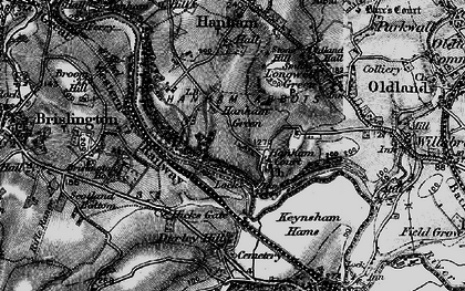 Old map of Hanham Green in 1898