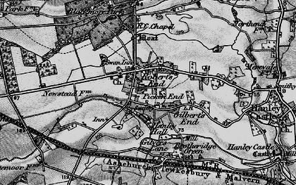 Old map of Hanley Swan in 1898