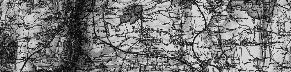 Old map of Hanley Swan in 1898