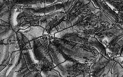 Old map of Hannington in 1895
