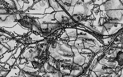 Old map of Hanwood in 1899