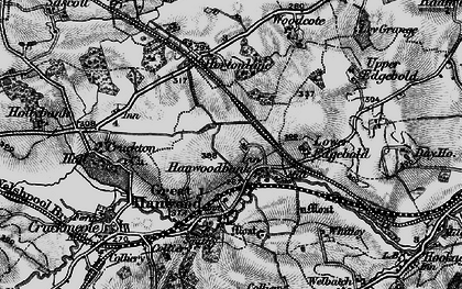 Old map of Hanwood Bank in 1899