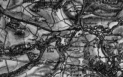 Old map of Hapsford in 1898