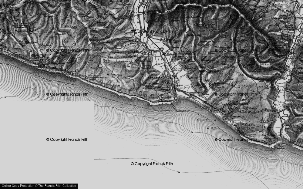 Old Map of Harbour Heights, 1895 in 1895
