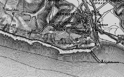 Old map of Harbour Heights in 1895