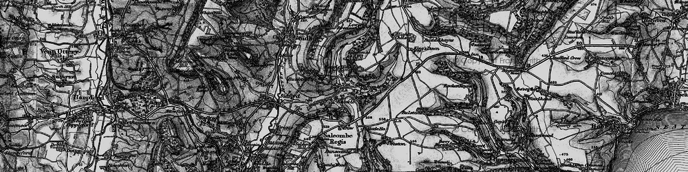 Old map of Boswell in 1897