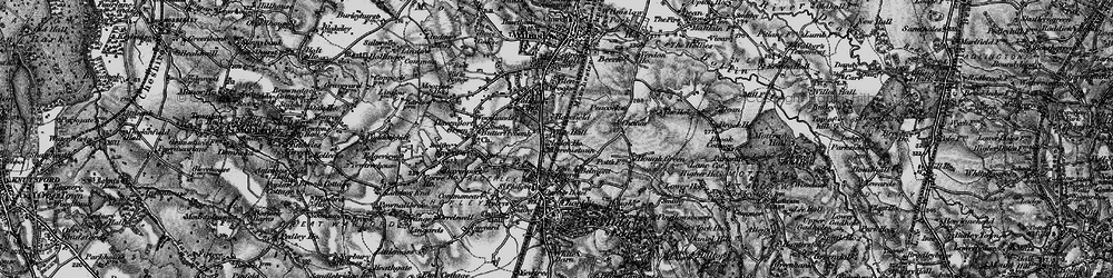 Old map of Harden Park in 1896