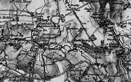 Old map of Hardgate in 1898