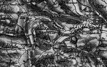 Old map of Hardings Booth in 1897