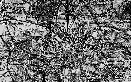 Old map of Hardings Wood in 1897