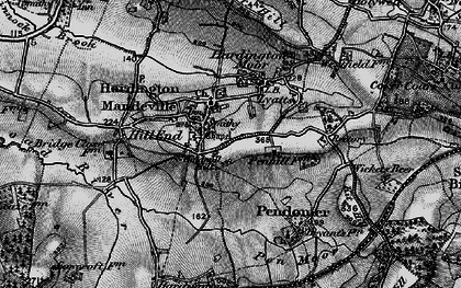 Old map of Hardington Mandeville in 1898