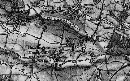 Old map of Hardington Moor in 1898