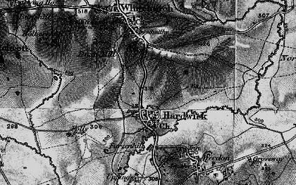 Old map of Hardwick in 1896