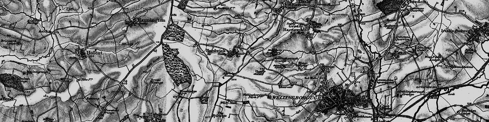 Old map of Wilby Hall in 1898