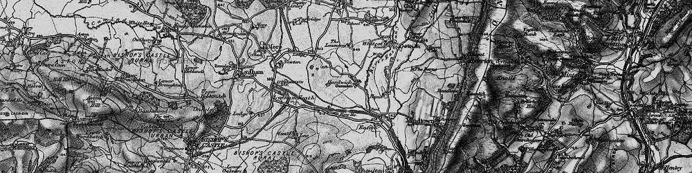 Old map of Bow Ho in 1899