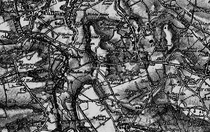 Old map of Harecroft in 1898