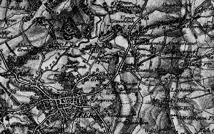 Old map of Edge end in 1897