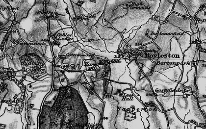 Old map of Harehill in 1897