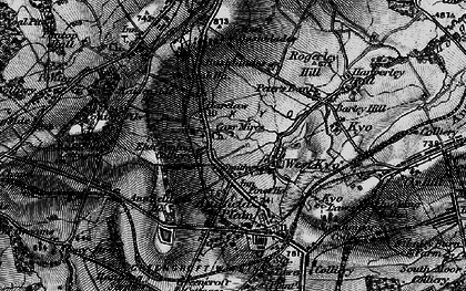 Old map of Harelaw in 1898