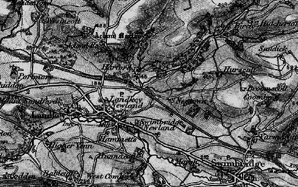 Old map of Harford in 1898