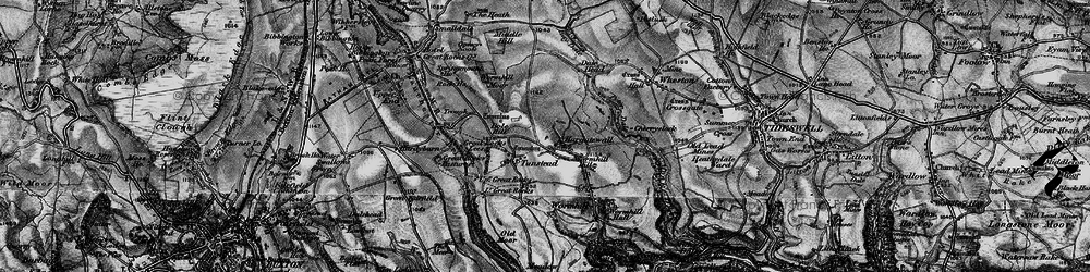 Old map of Hargatewall in 1896