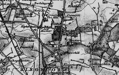 Old map of Harker in 1897