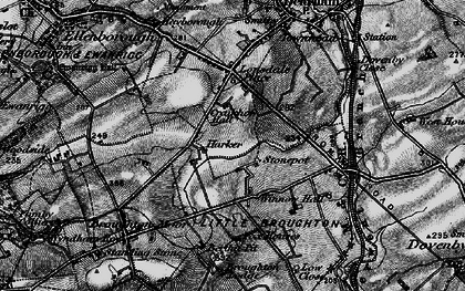 Old map of Harker Marsh in 1897